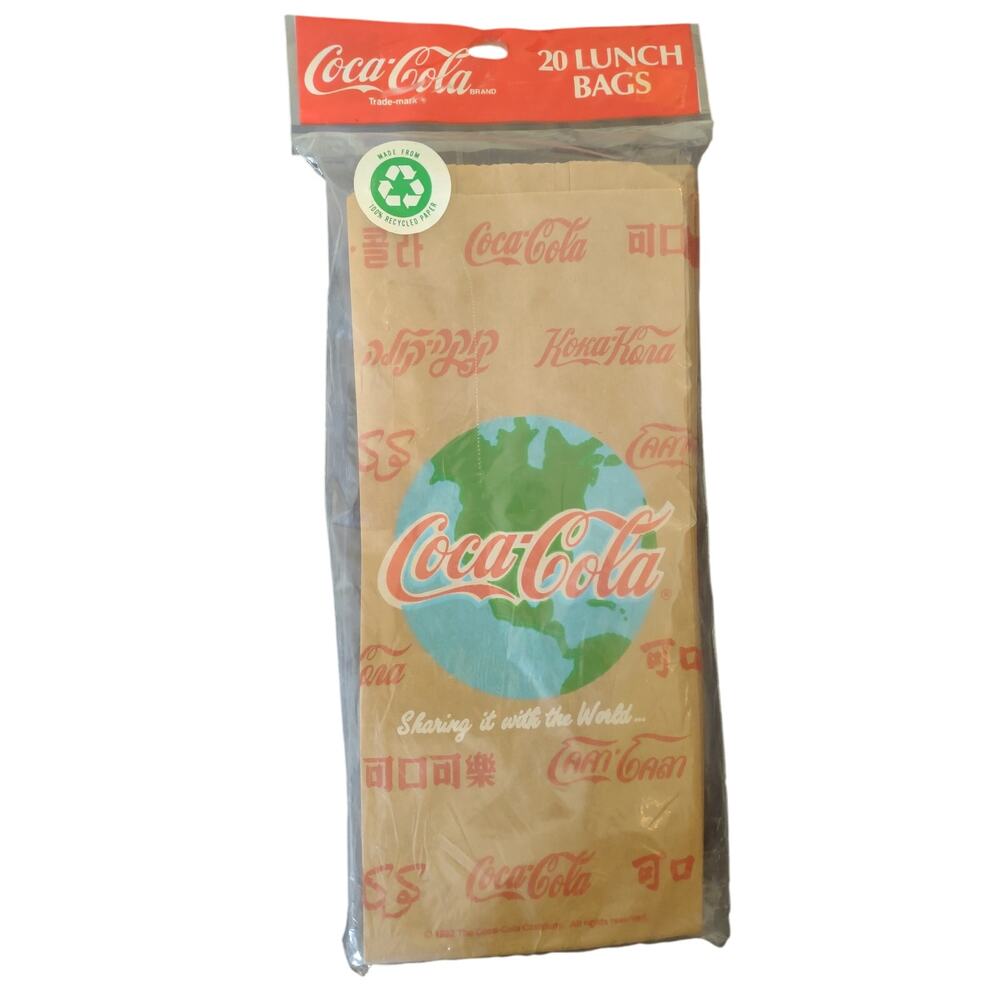 Vintage‎ Coca Cola Lunch Bags 90s Nostalgia